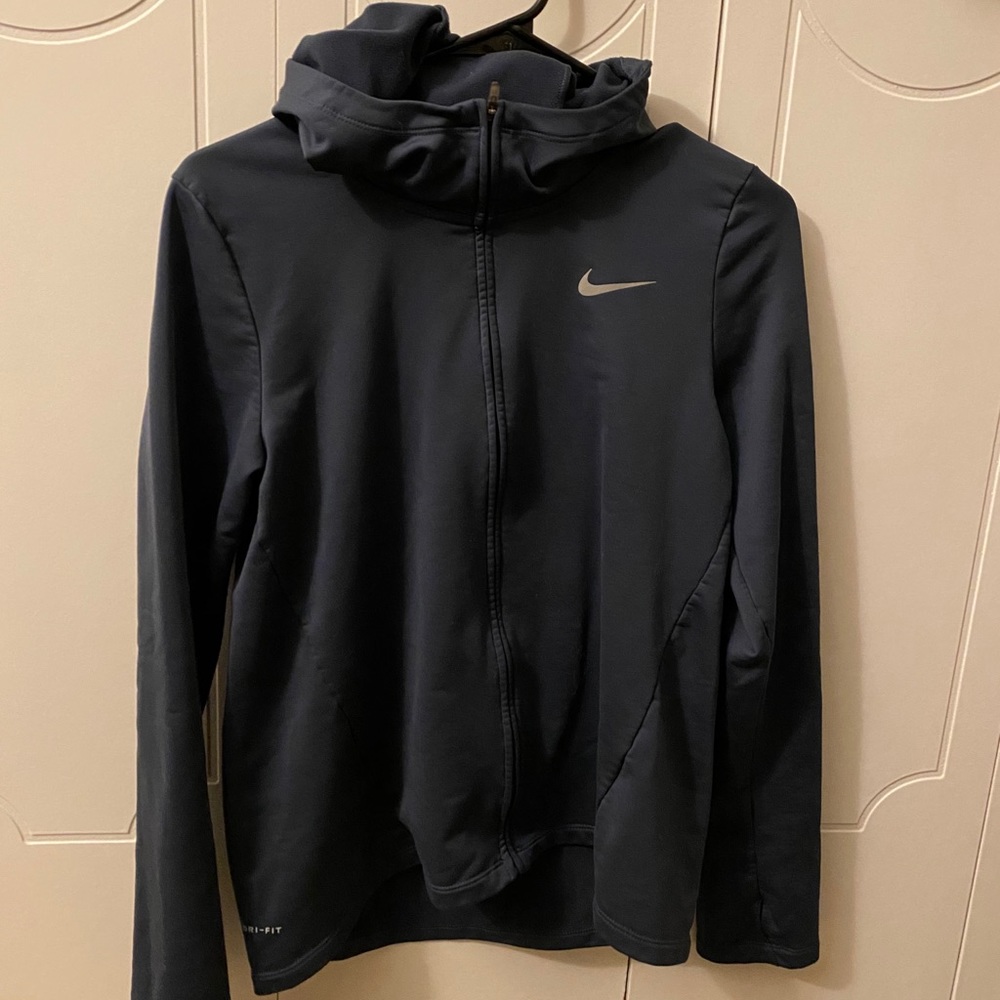 Small Navy Blue Nike Dri Fit Zip up